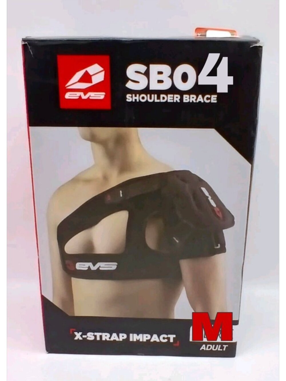 EVS Sports SB04 Shoulder X Strap Brace Medium Black Bonus Armband Phone Holder